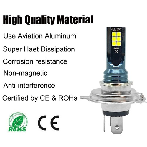 Lampade led 8000k 80w - h4,