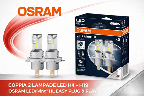 Coppia lampade led osram - h4,