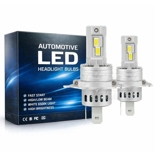 Kit led 100w luce bianca - h4,