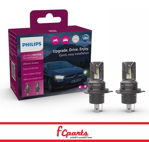Kit coppia lampade - lampade, h4/h19