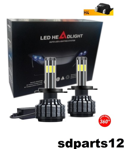 Lampadine cob led - 2x, h4