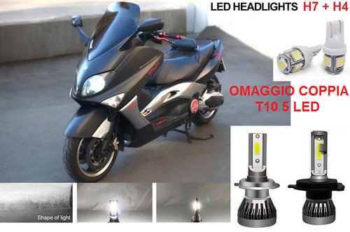 Kit led tmax lampadine h4 - lampadine, h7+h4